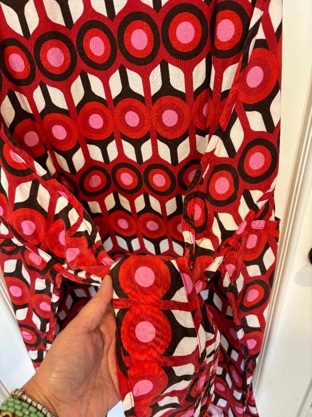 Lesley Evers Apron Wrap Dress (L) - Picture 6 of 8